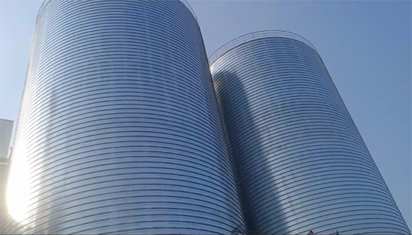 连云港2座混凝土高架卷板仓